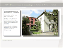 Tablet Screenshot of freies-institut-kaiserberg.de